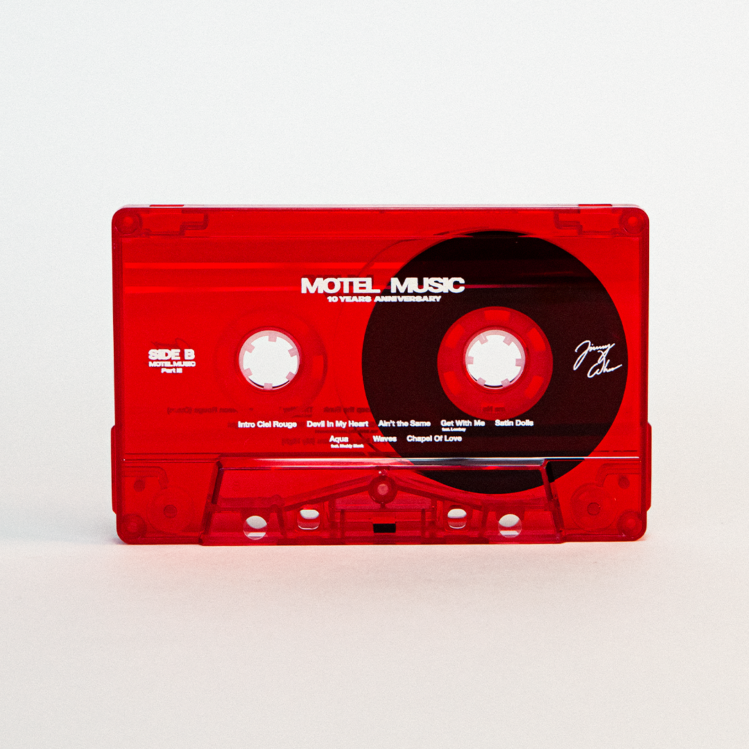 MOTEL MUSIC 10 YEARS CASSETTE (RED)