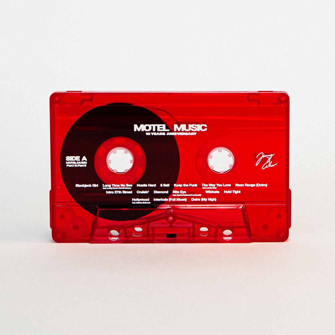 MOTEL MUSIC 10 YEARS CASSETTE (RED)