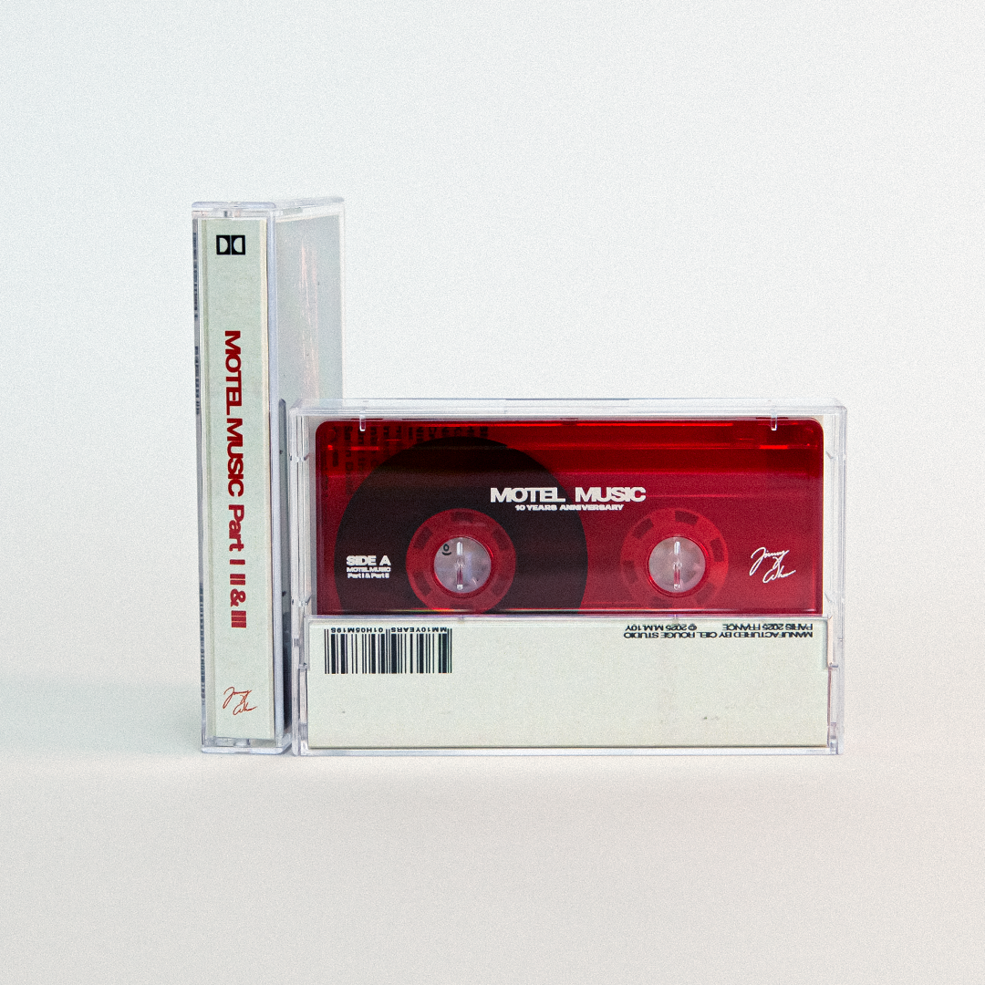 MOTEL MUSIC 10 YEARS CASSETTE (RED)