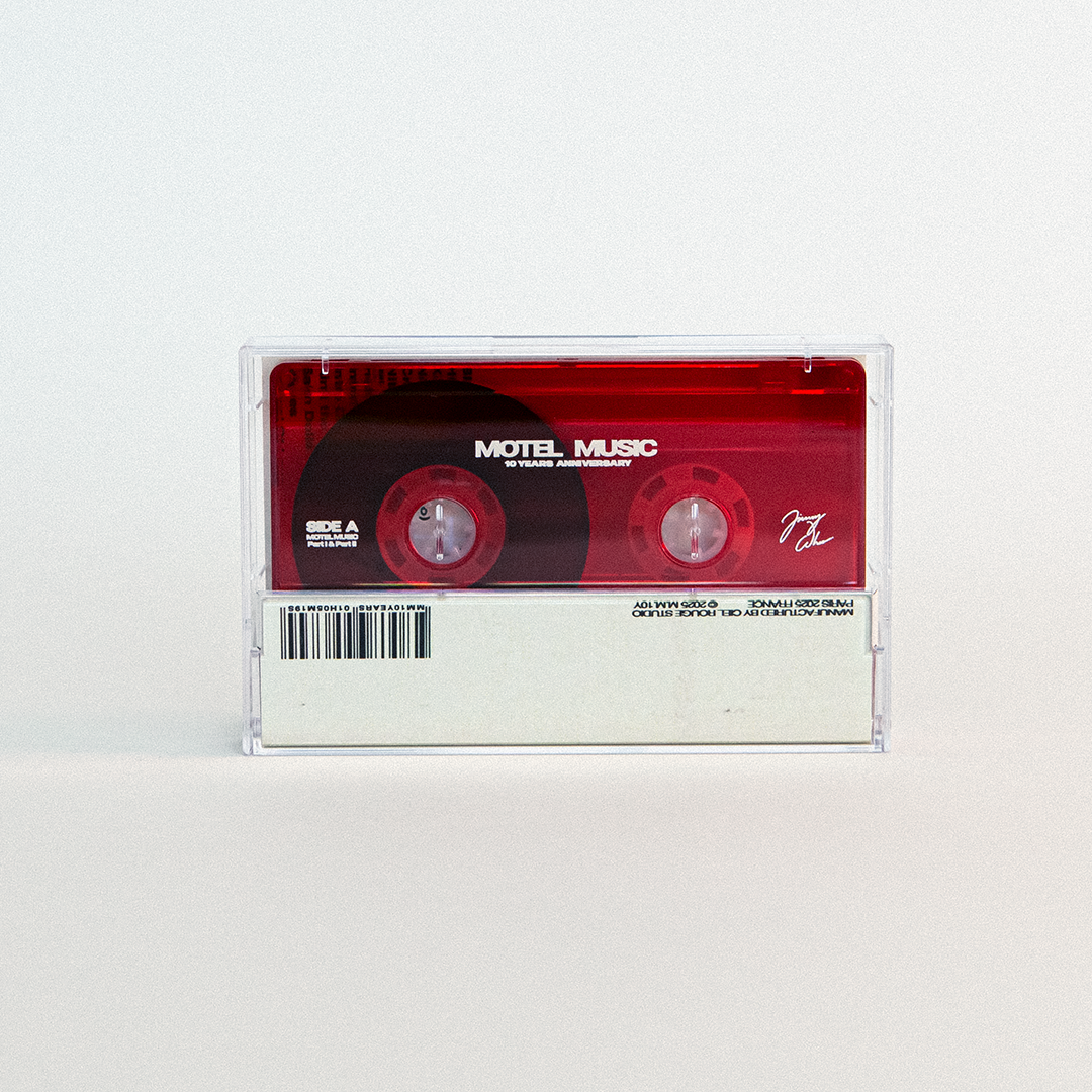 MOTEL MUSIC 10 YEARS CASSETTE (RED)