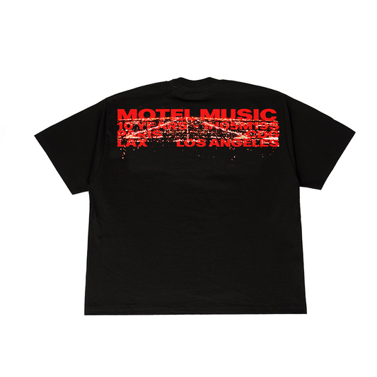 MOTEL MUSIC 10 YEARS TEE (BLACK)